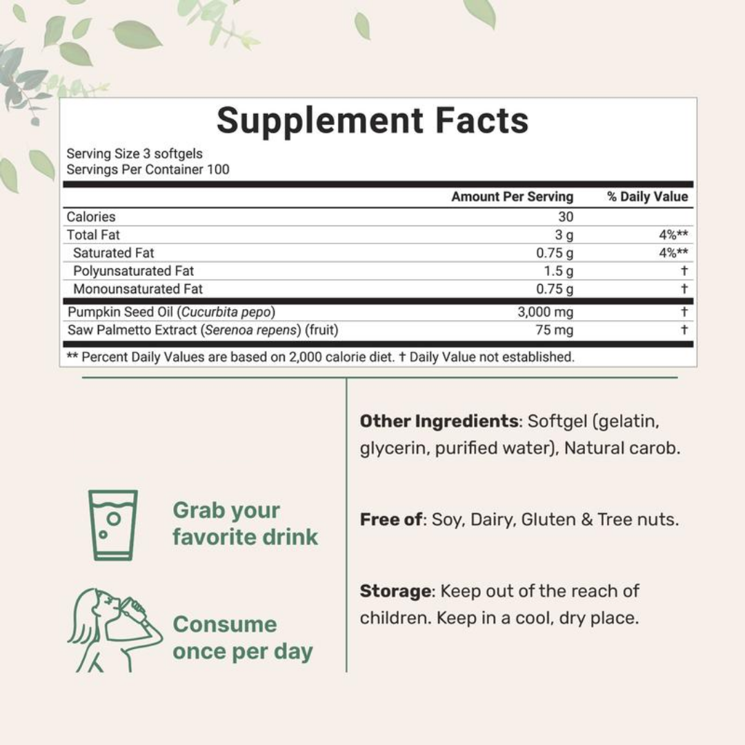 Pumpkin Seed Oil softgels