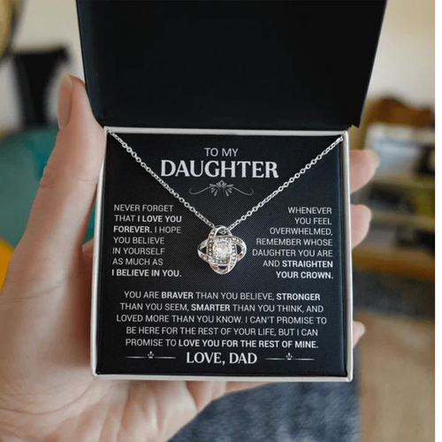 To my Daughter - BondKnot Necklace