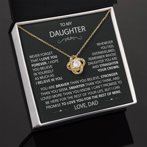 To my Daughter - BondKnot Necklace