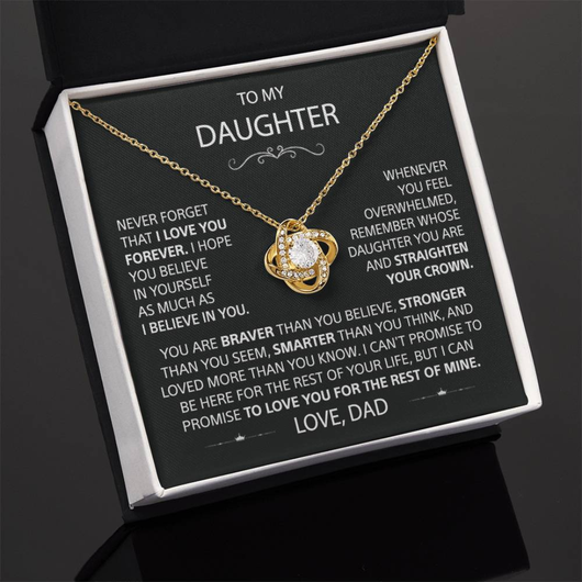 To my Daughter - BondKnot Necklace