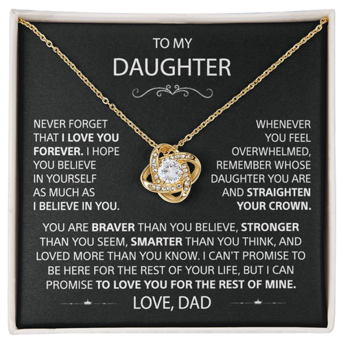 To my Daughter - BondKnot Necklace