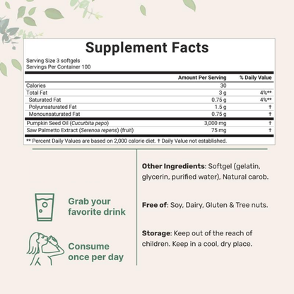 Pumpkin Seed Oil softgels