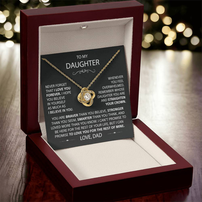 To my Daughter - BondKnot Necklace
